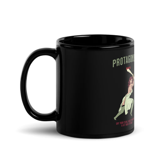 Protagonist - Black Glossy Mug