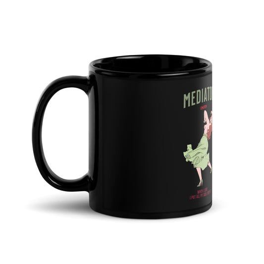 Mediator - Black Glossy Mug
