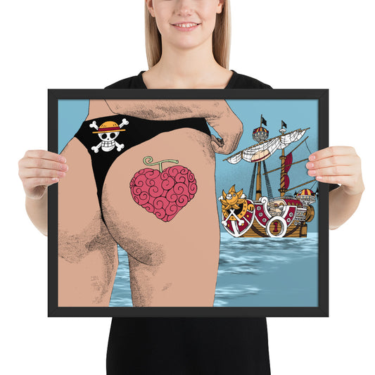 Bon Voyage - One Piece Demon's Fruit - Framed poster