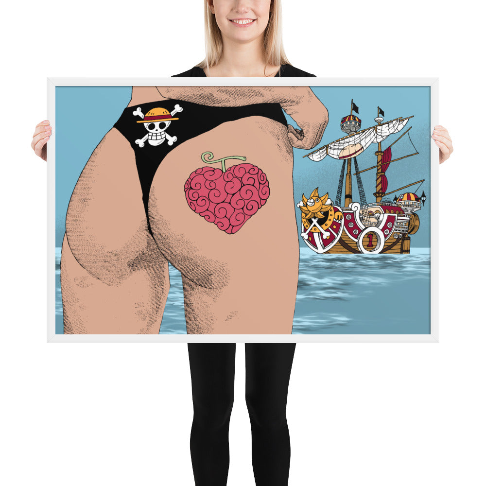 Bon Voyage - One Piece Demon's Fruit - Framed poster