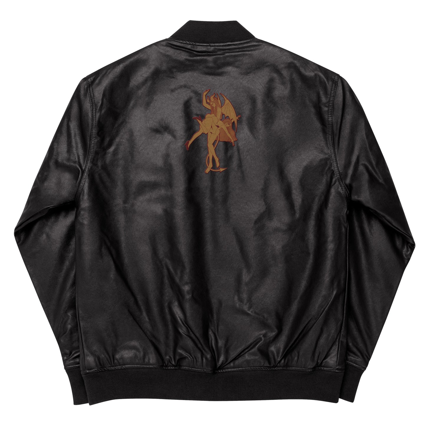 Lilith Gold - Leather Bomber Jacket