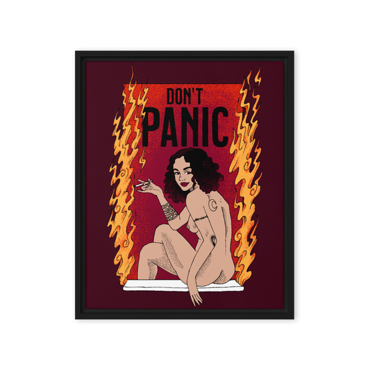 Don't Panic - canvas