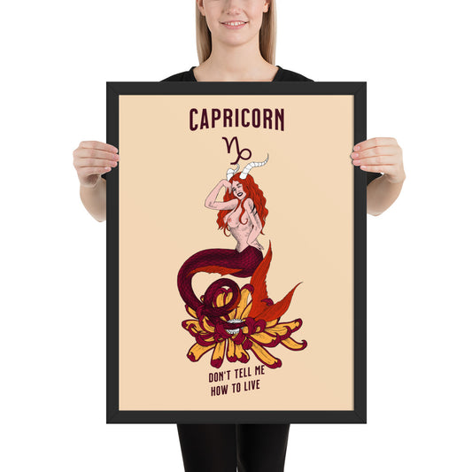Capricorn - Framed