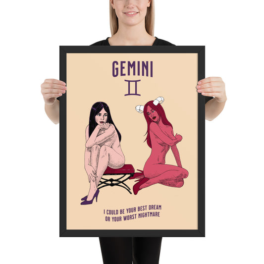Gemini - Framed