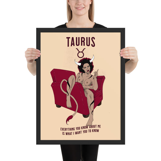 Taurus - Framed