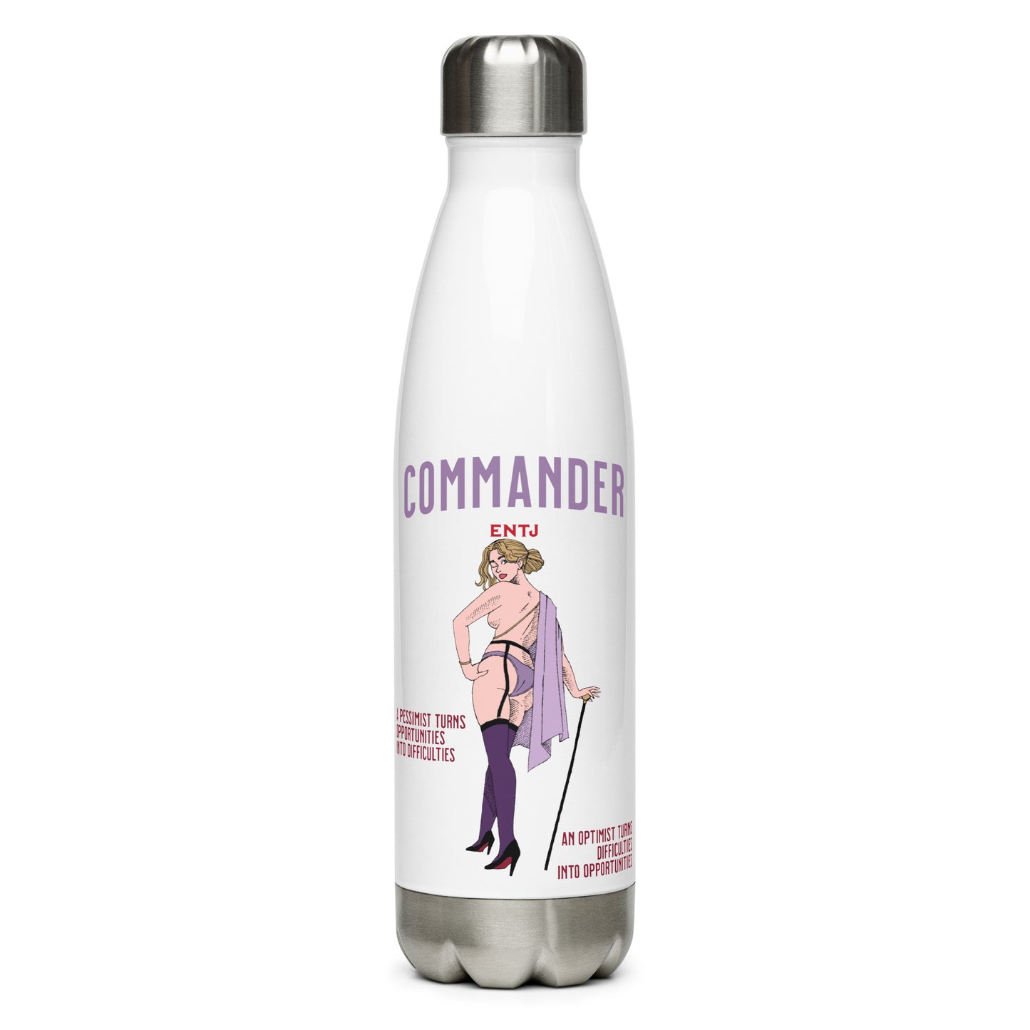 Commander - Gourde en acier inoxydable