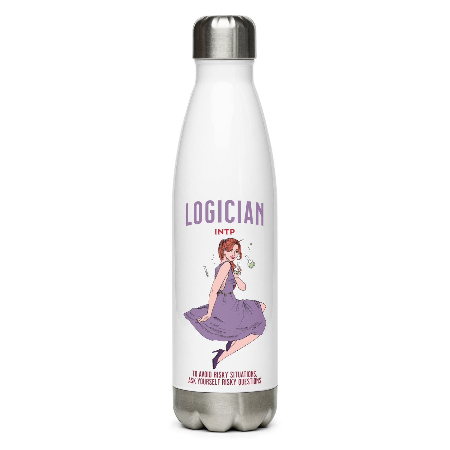 Logicien - Gourde en acier inoxydable
