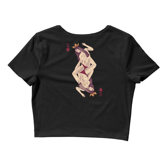 Queen of Heart - Crop Tee