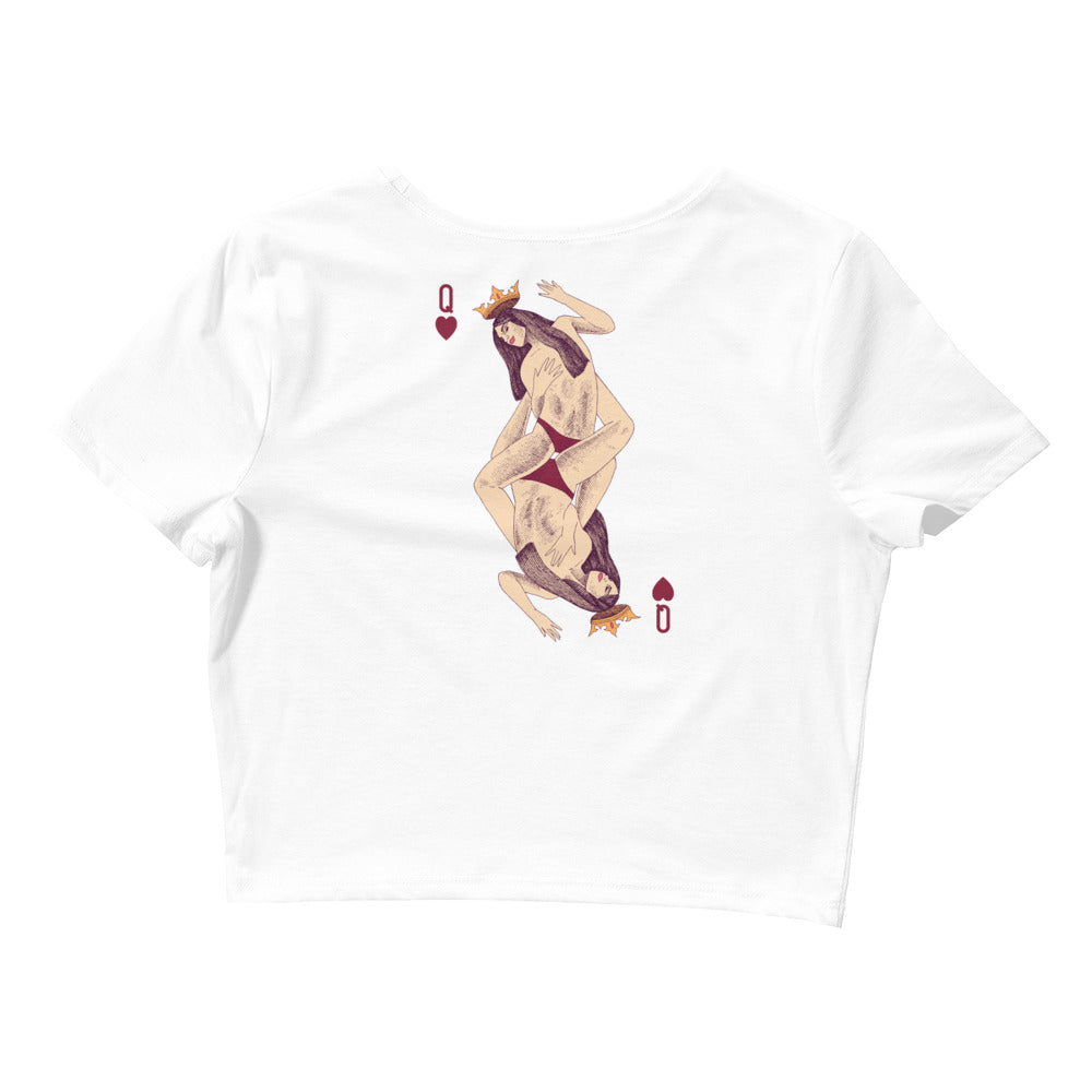 Queen of Heart - Crop Tee