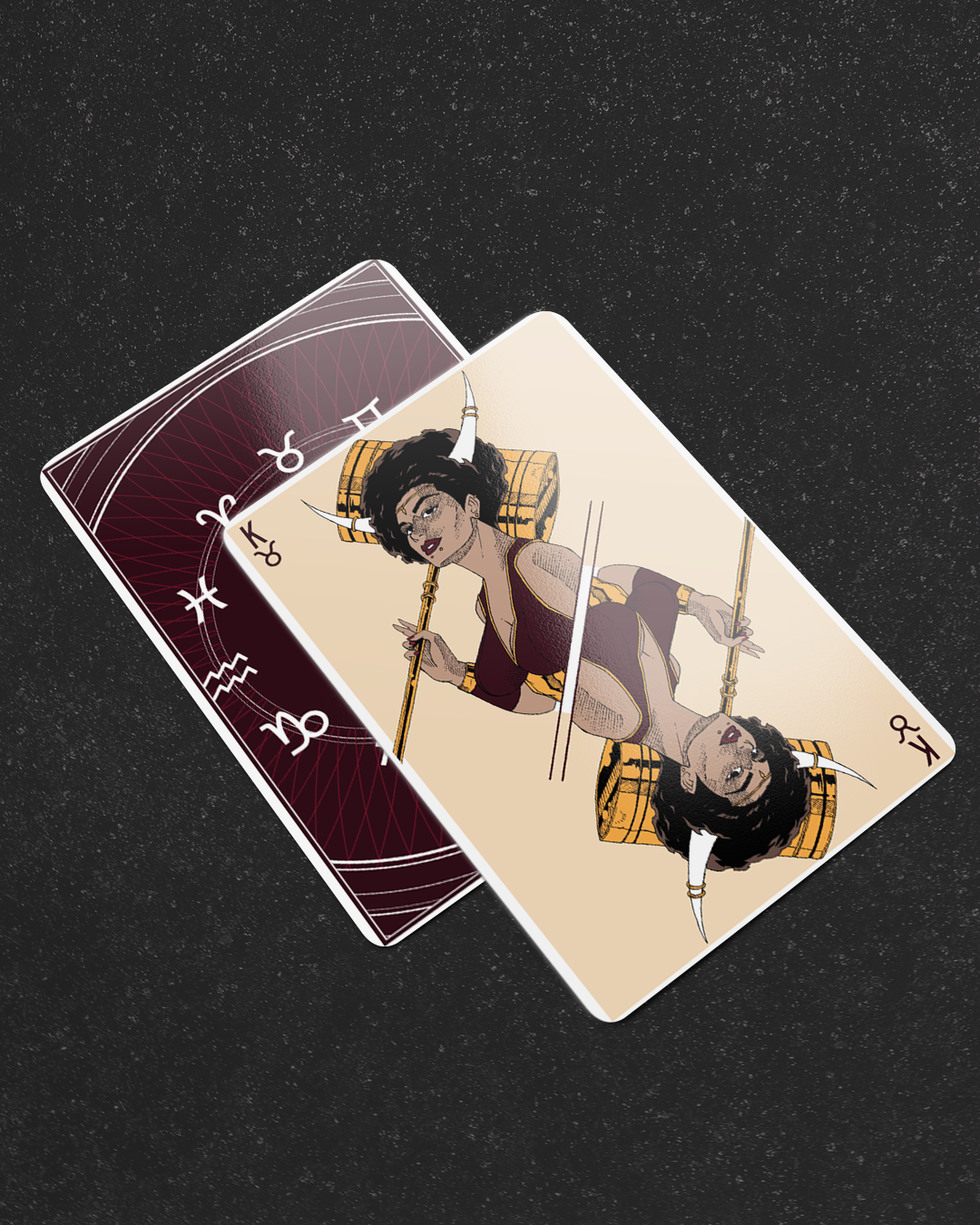 Cartes du zodiaque - Taureau