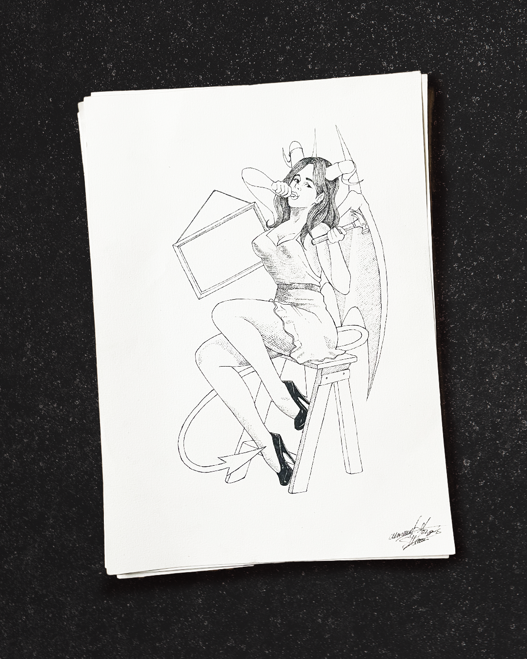 Illustration originale du marteau de Lilith