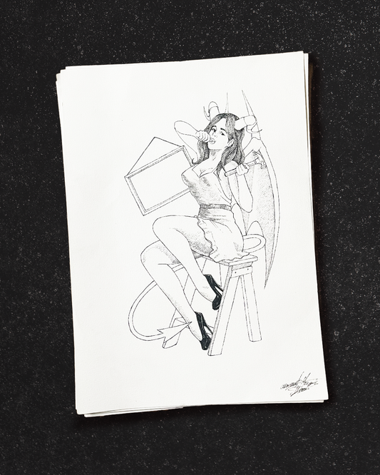 Lilith’s Hammer Illustration Original