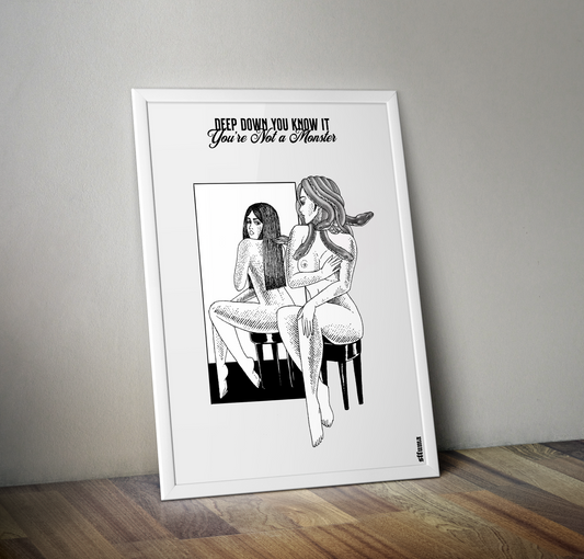 Médusa 's Mirror - Black & White