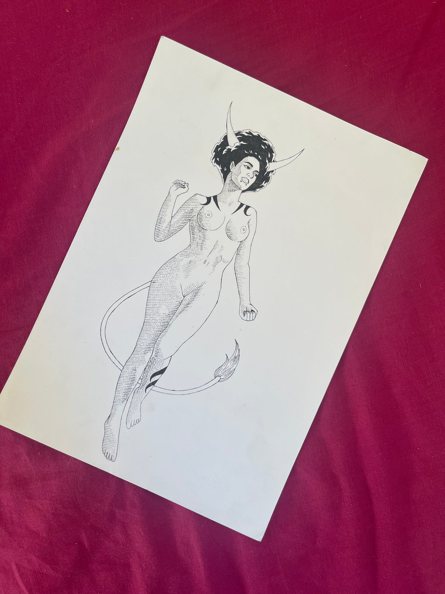 Taureau 02 Illustration originale