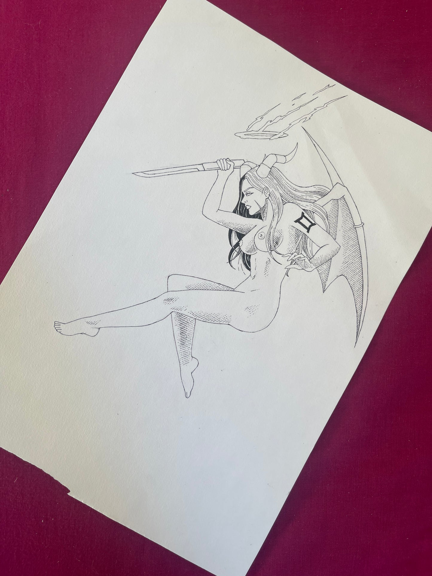 Gémeaux 03 Illustration originale