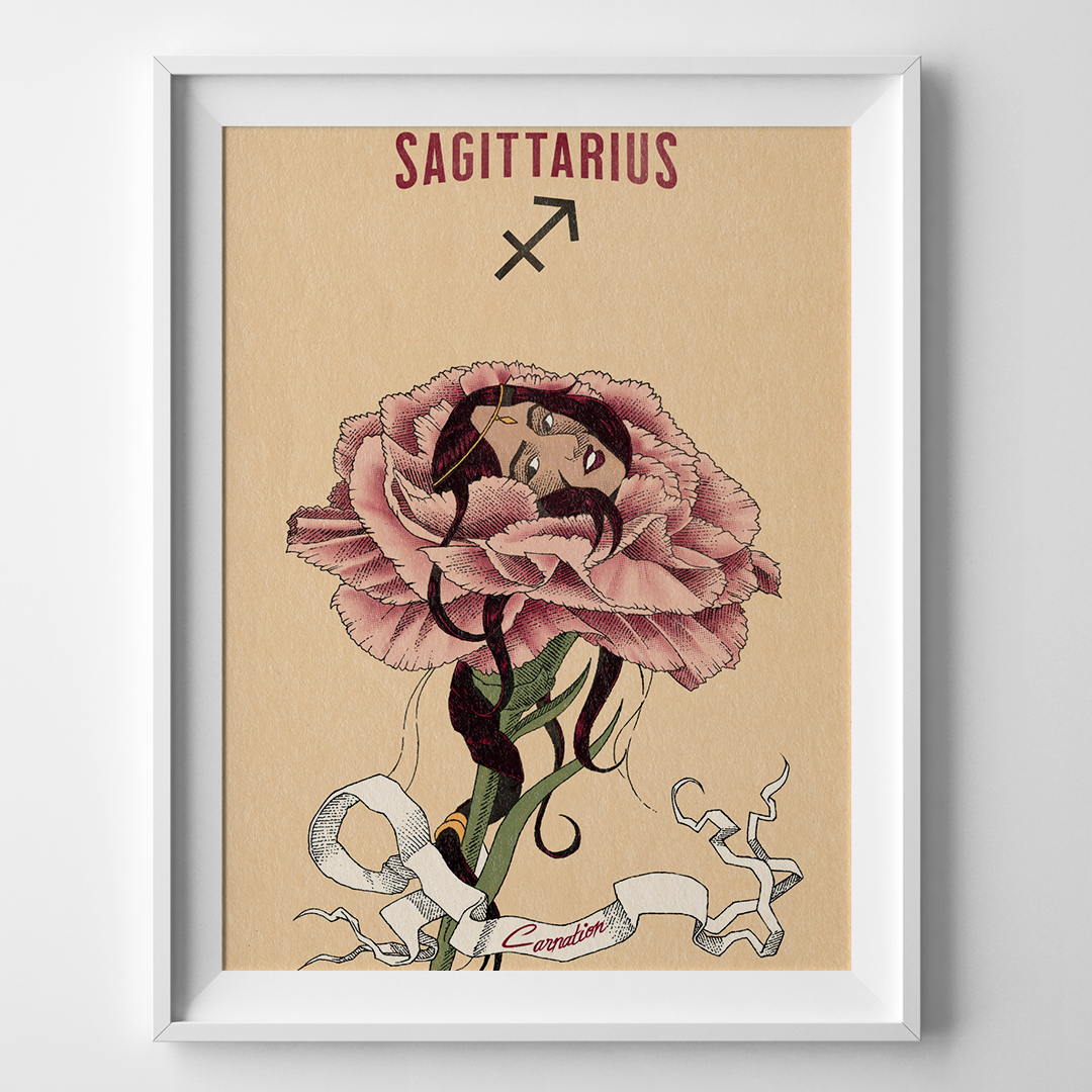 Fleurs du zodiaque - Sagittaire