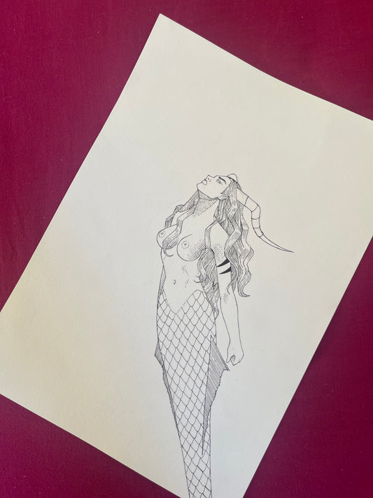 Capricorn 02 Illustration Original