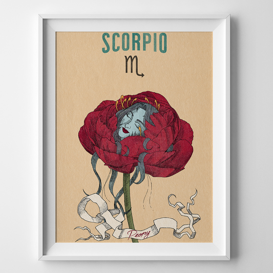 Zodiac Flowers - Scorpio