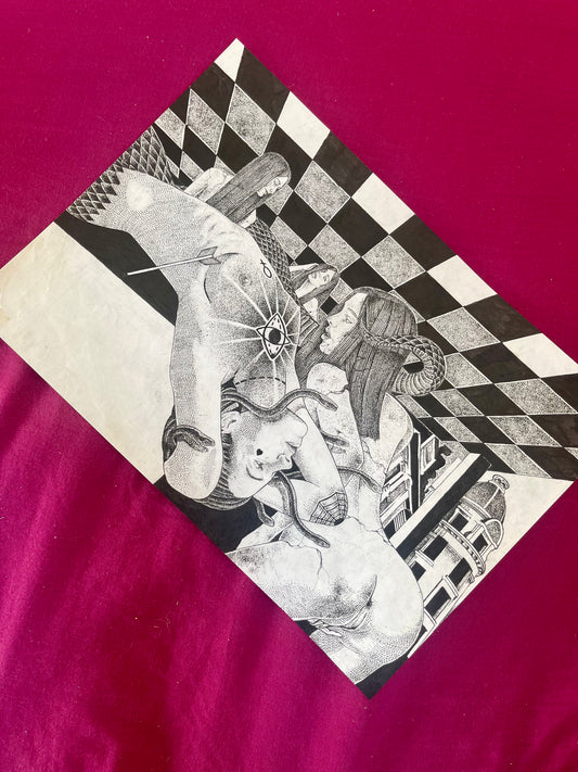 Medusa’s Regrets Illustration Original
