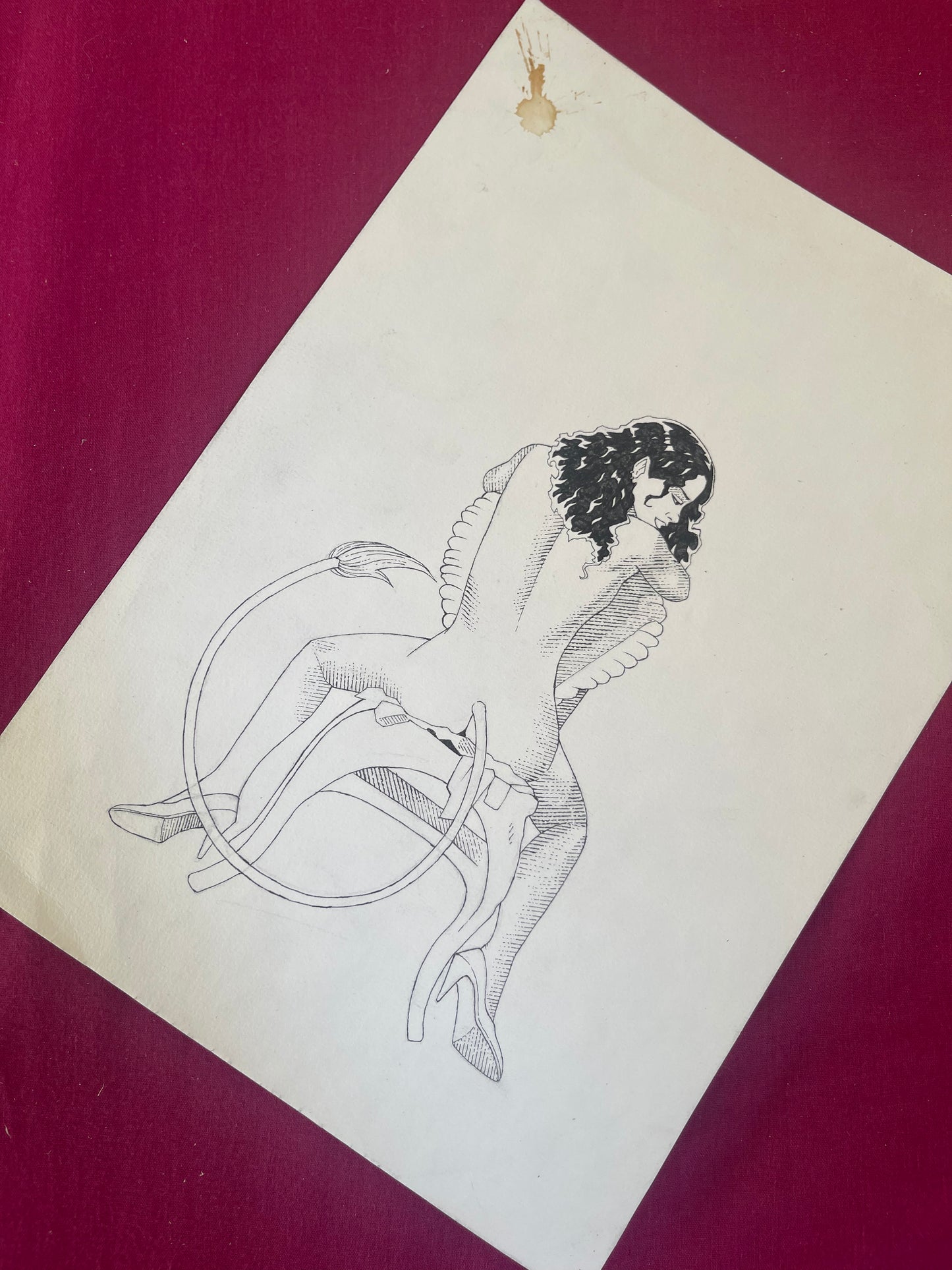 Lion 02 Illustration originale
