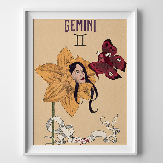 Zodiac Flowers - Gemini