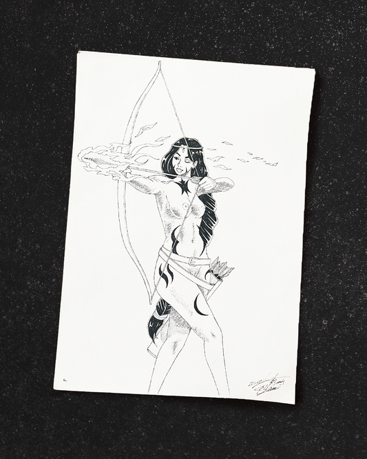 Sagittarius Illustration Original