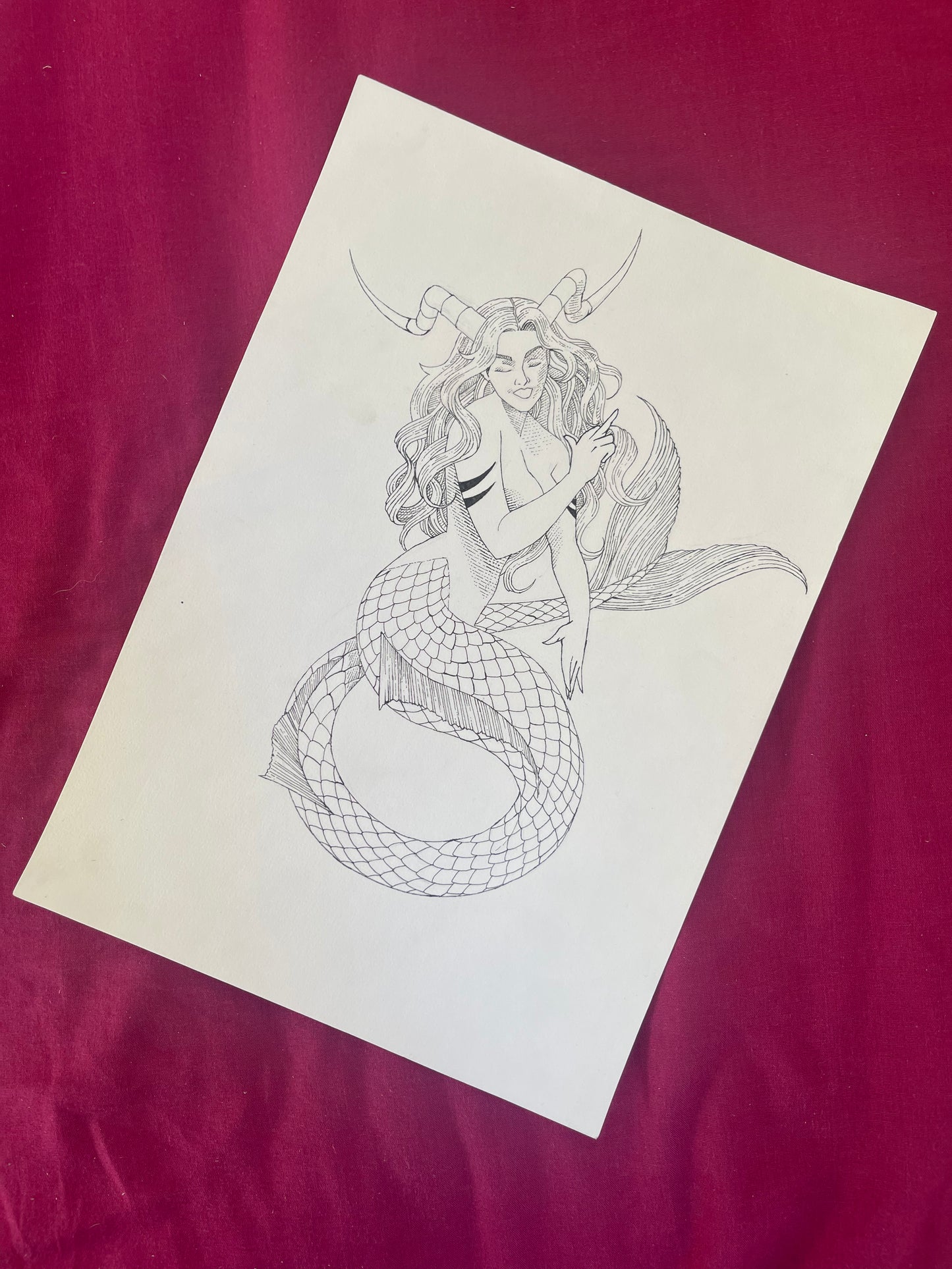 Capricorne 02 Illustration Originale